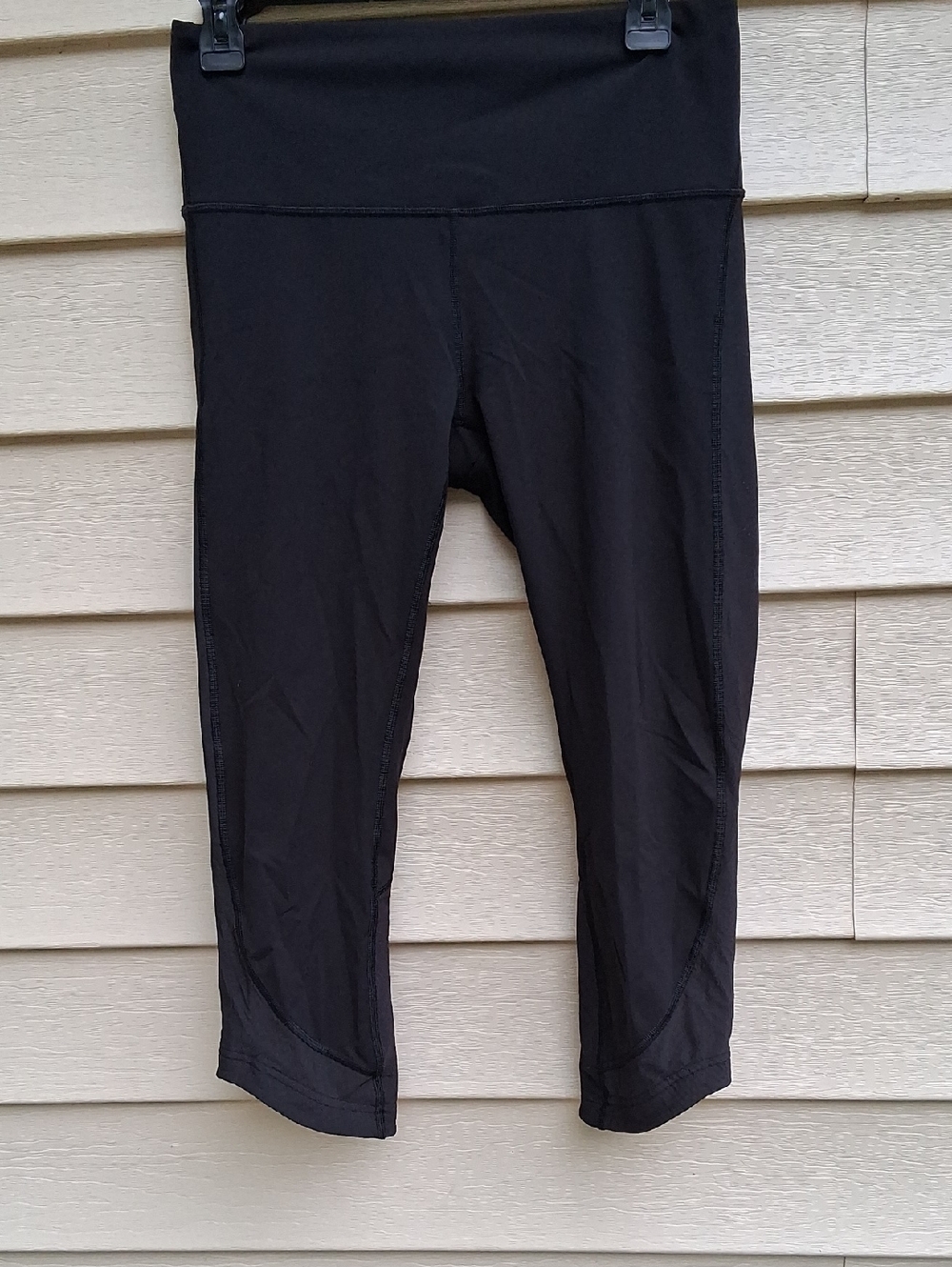 lululemon athletica Black‎ Mid-Rise Cropped Jeggings